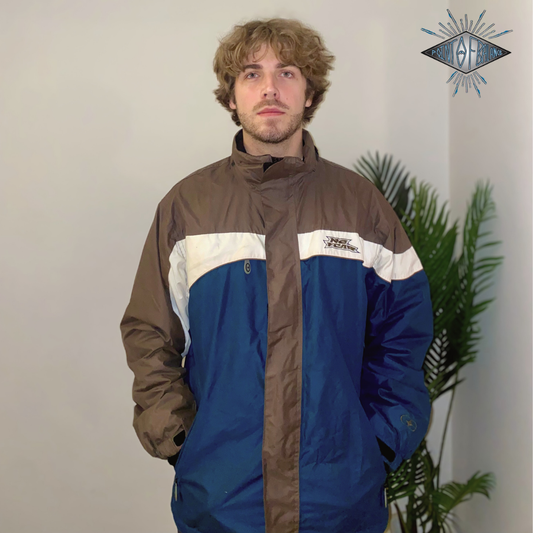 90s NO FEAR EMBROIDERED VINTAGE SNOWBOARDING JACKET - PointOfBalance