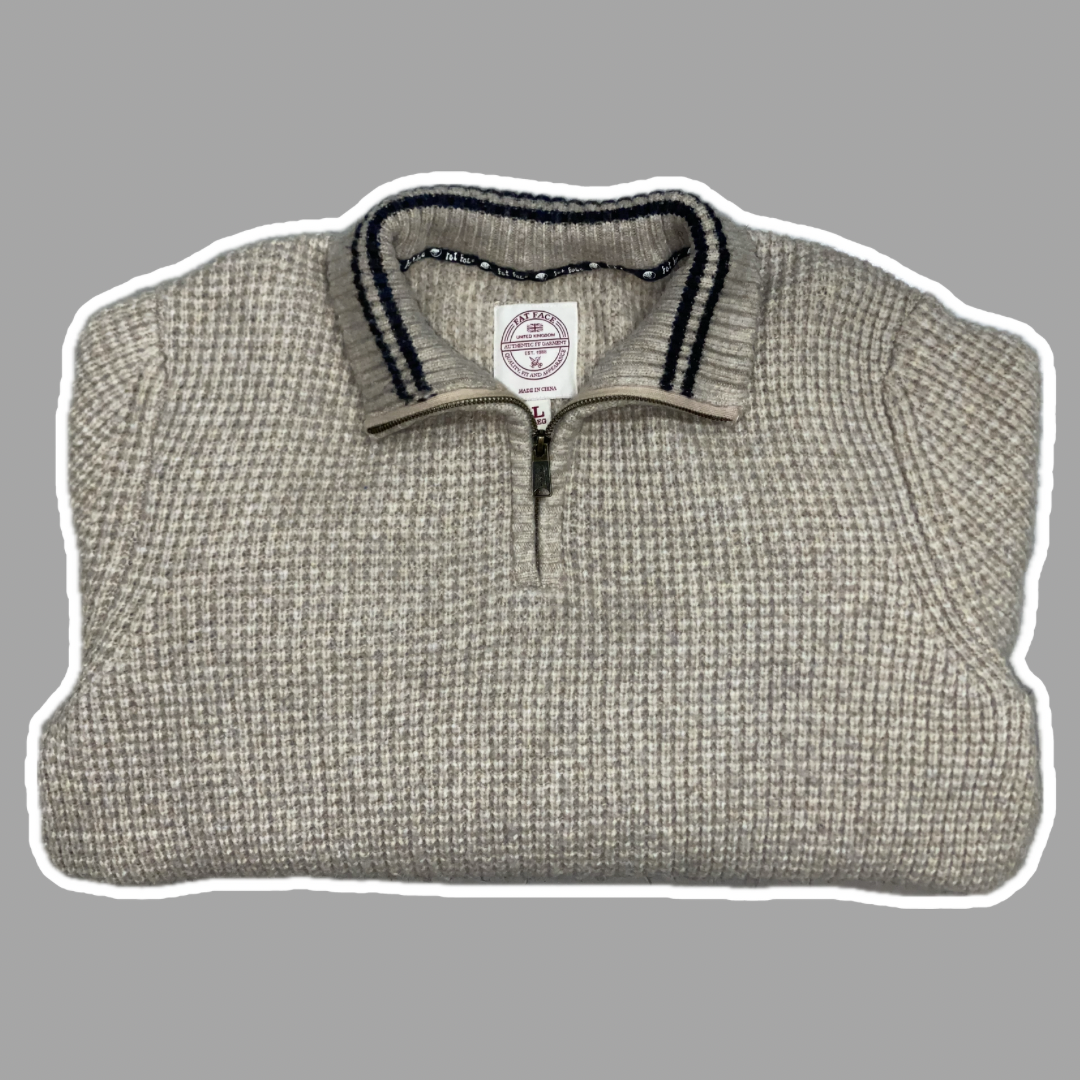 RETRO FATFACE KNITWEAR SWEATER - PointOfBalance