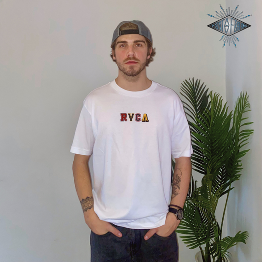 NEW ERA RVCA LETTERMAN TEE - PointOfBalance