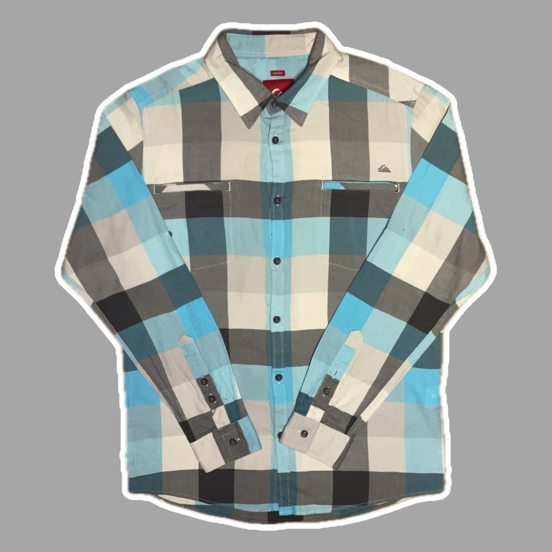 RETRO Y2K QUICKSILVER LONG-SHIRT - PointOfBalance